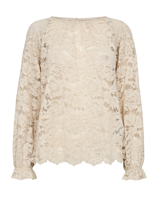 Blouse i Champagne fra Freequent
