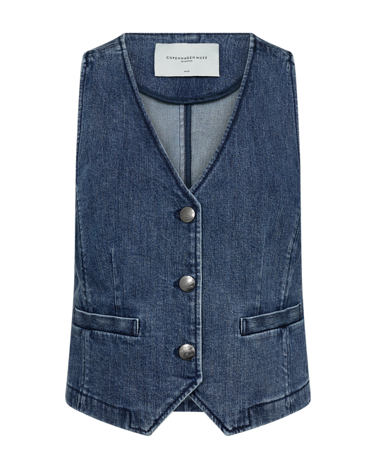 Vest i Denim fra Copenhagen Muse