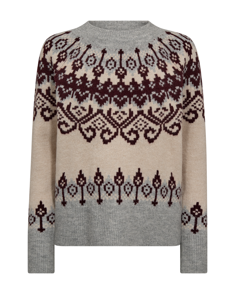 152956 | Freequent - Merla Grå mønstret