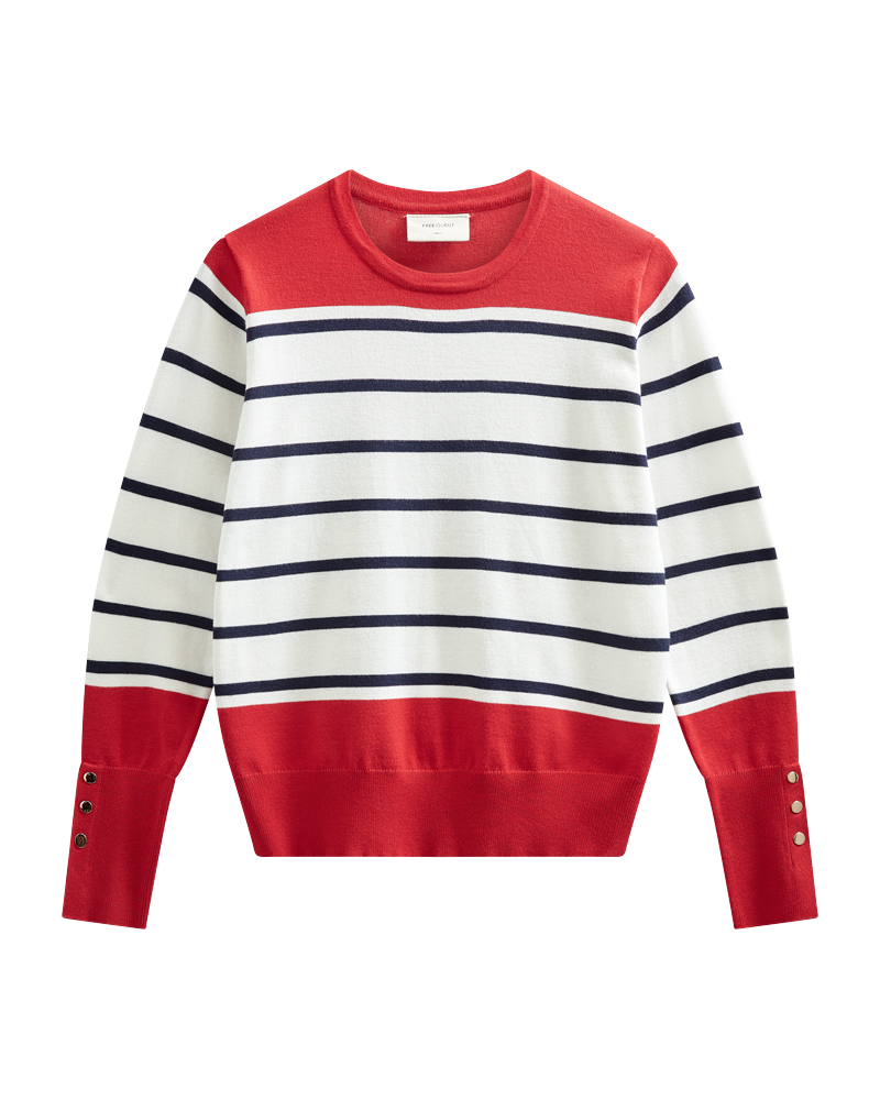 153944 | Freequent - Katie Rød mønstret