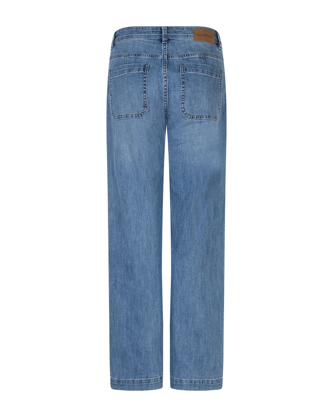Bagfra set: Red Button Colette L31-jeans i denim med lige ben, to baglommer og et lædermærke i taljen.