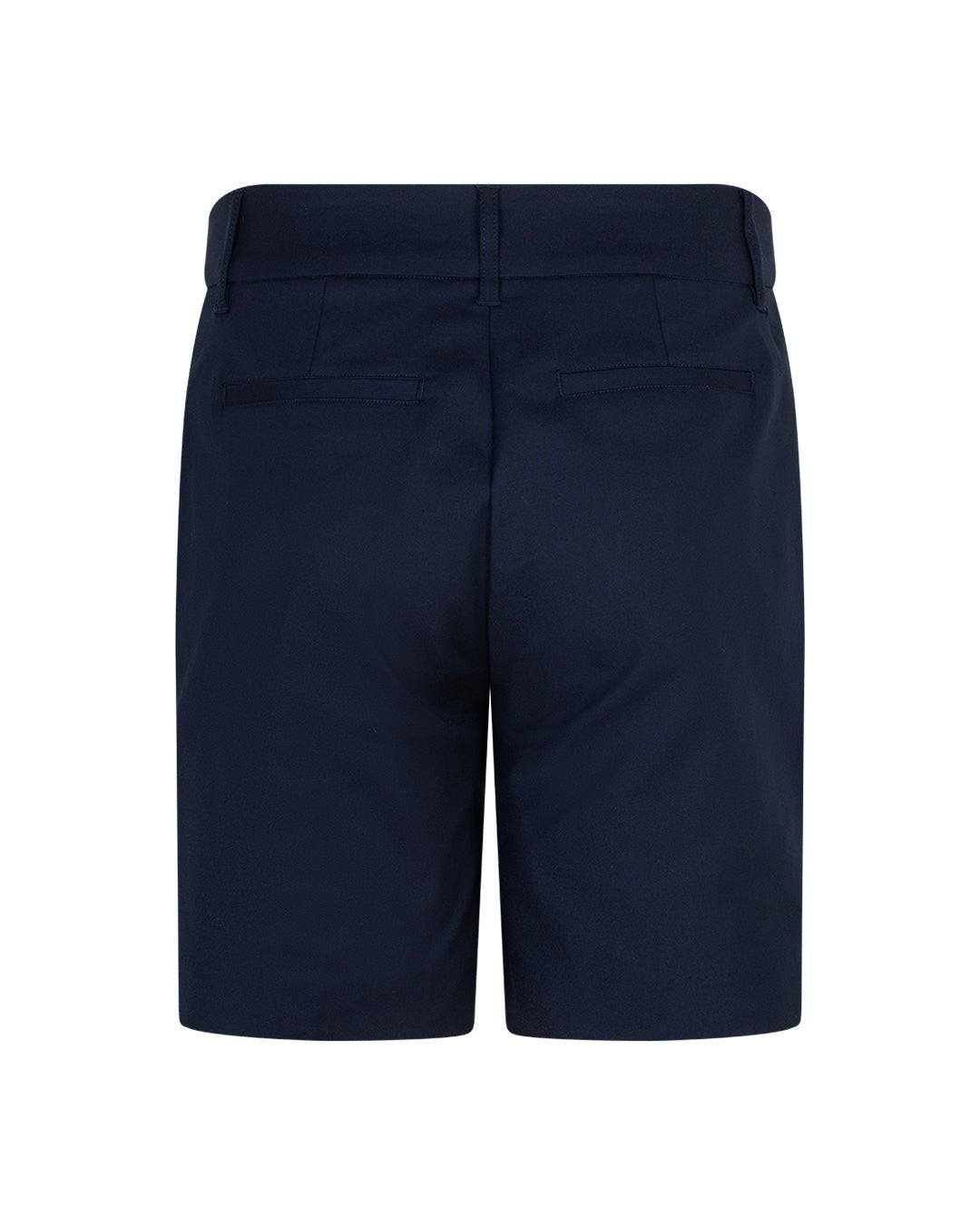 Red Button Ava Blå shorts i marineblå med bæltestropper og paspolerede baglommer, der giver et tidløst, klassisk look.
