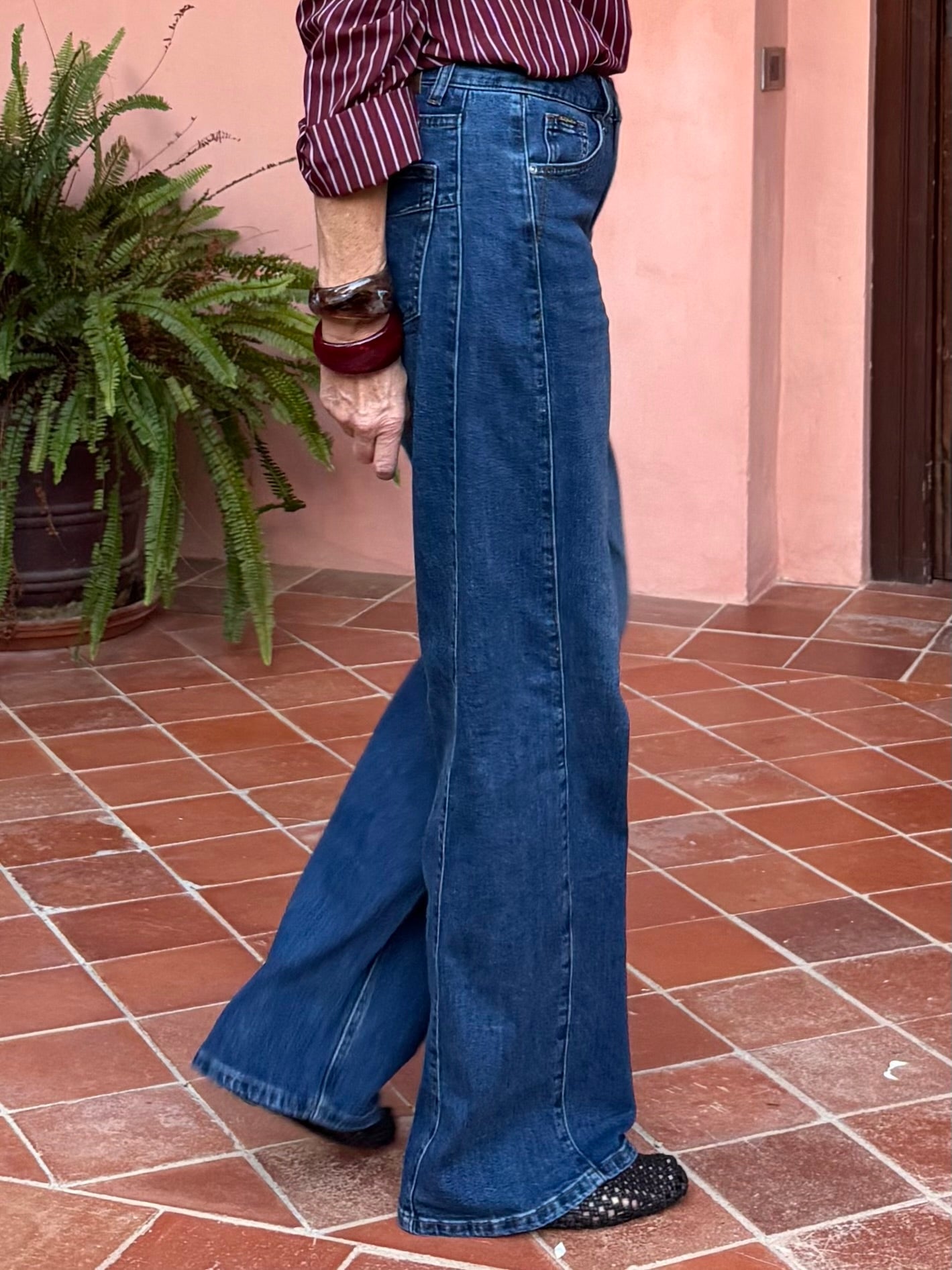 155655 | Red Button - Claudette Denim