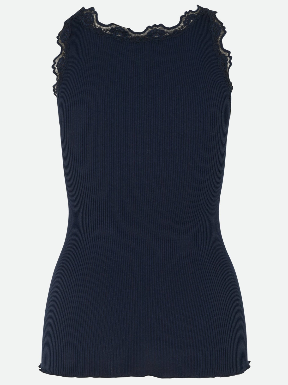133464 | Rosemunde - Silk Top Mørkeblå