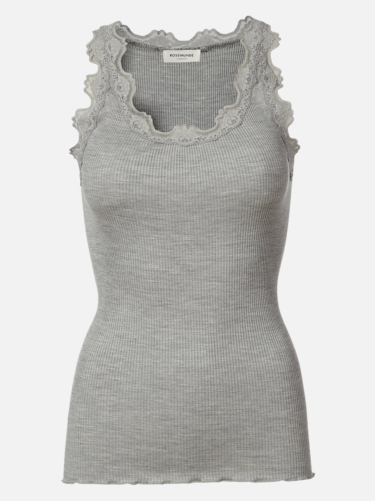 135622 | Rosemunde - Silk Top Grå