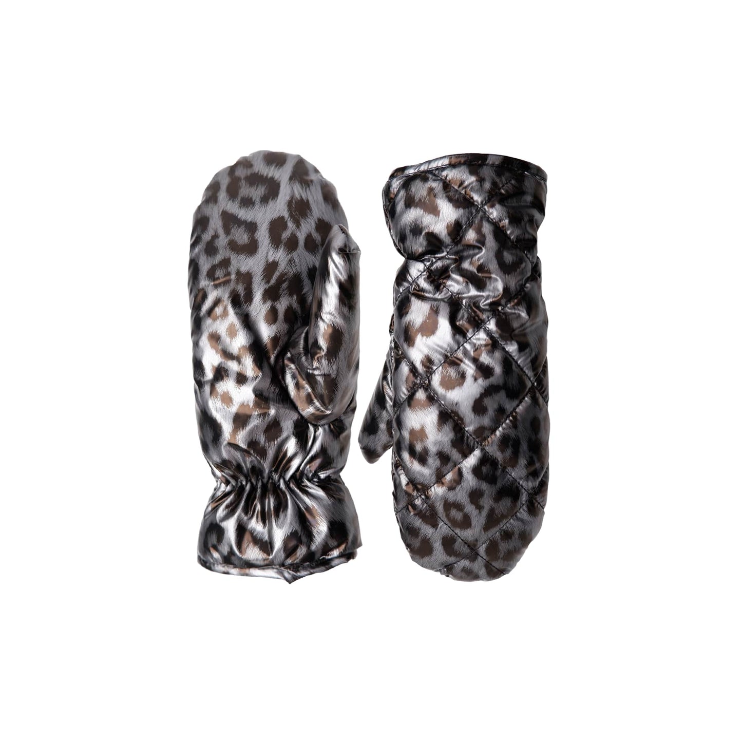 Leopardluffer i metallisk look fra Black Colour