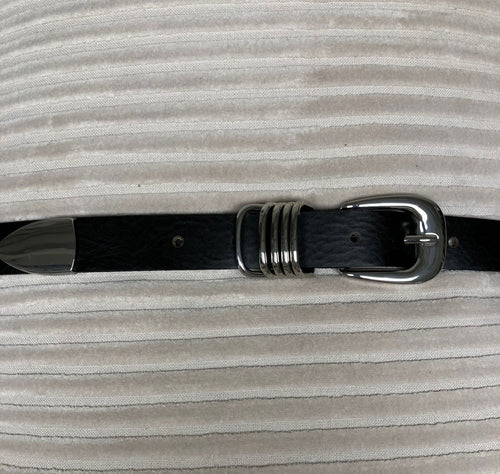 153288 | Vanzetti - 25mm Leather Belt Mørkebrun
