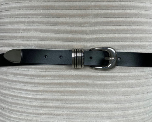 153286 | Vanzetti - 25mm Leather Belt Sort