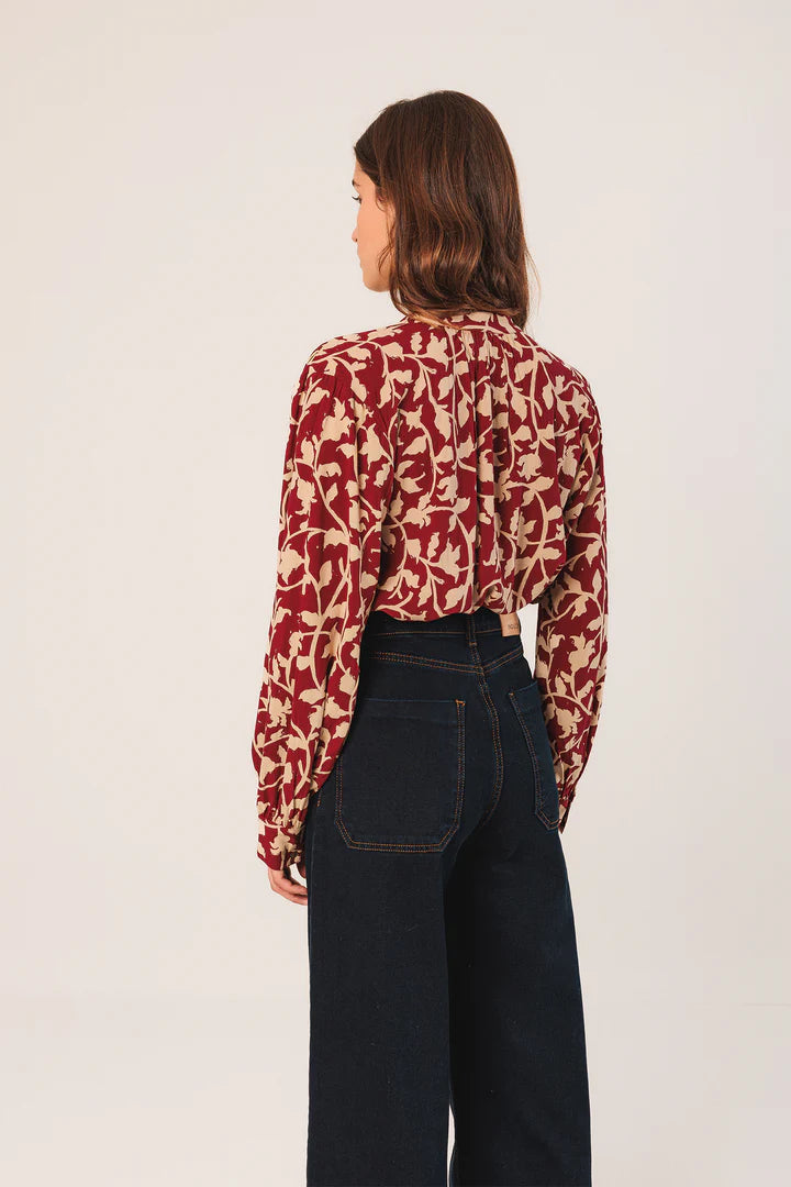 152203 | INDI & COLD - Camisa Rød mønstret