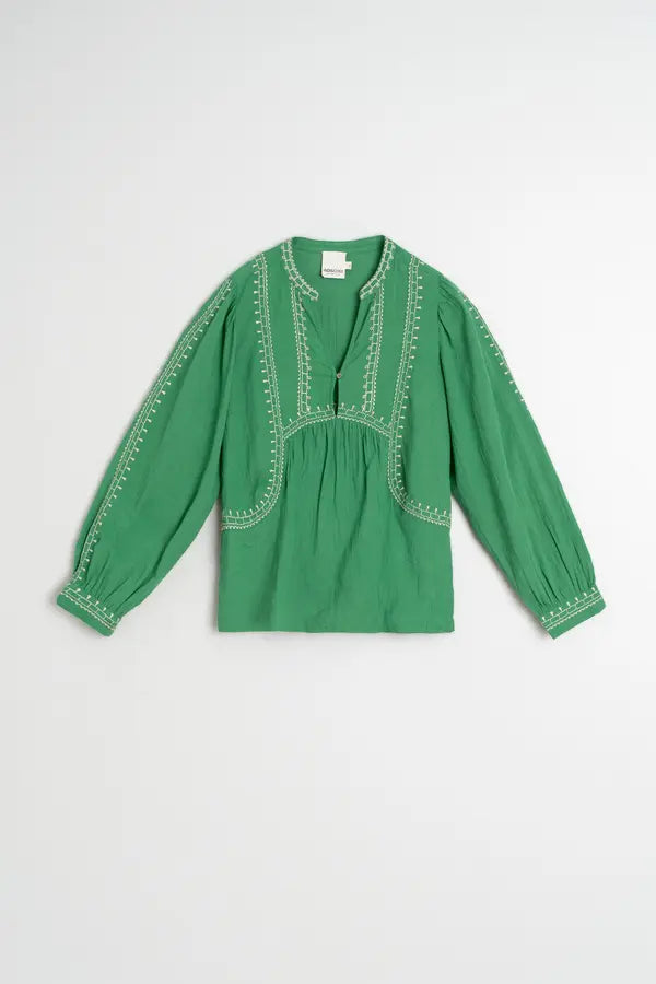 154061 | INDI & COLD - Camisa Grøn