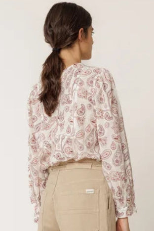 153863 | INDI & COLD - Camisa Rosa mønstret