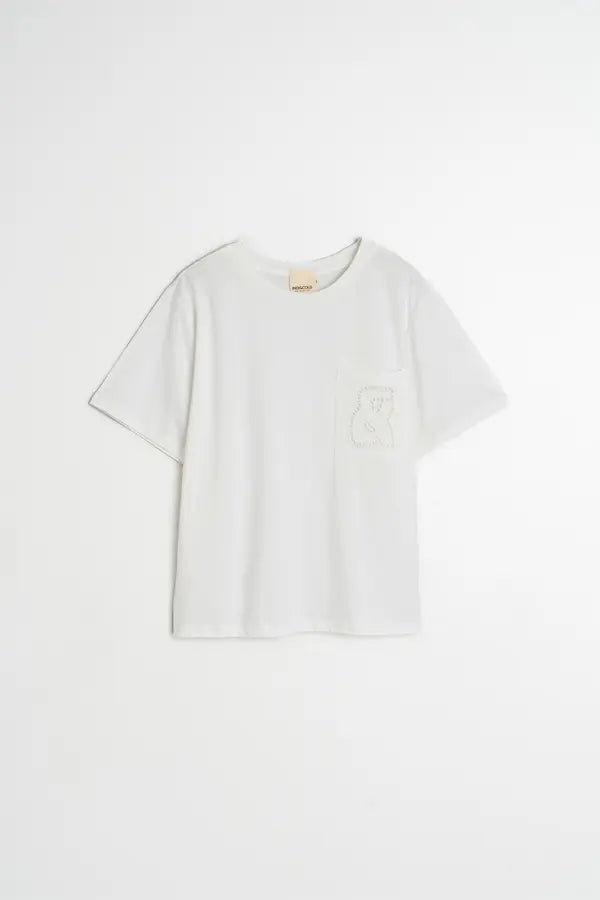 154062 | INDI & COLD - Camiseta Knækket hvid