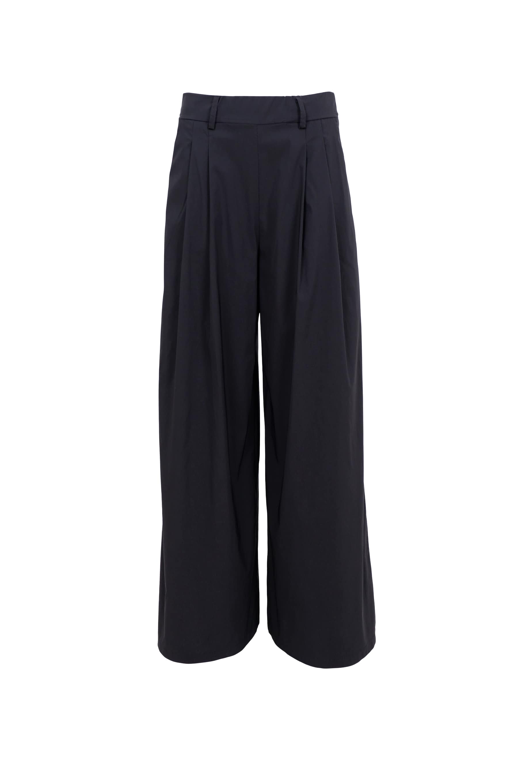 Sorte bukser med brede ben fra Black Colour