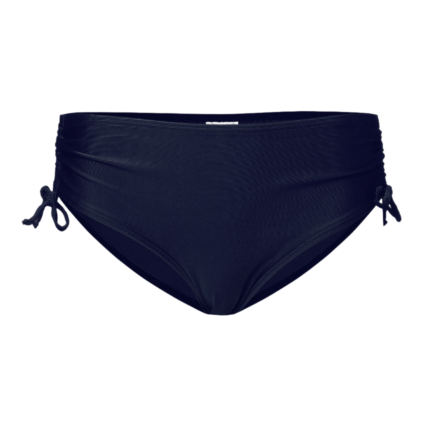Wiki 150362 Midnight Mørkeblå bikini-trusser med justerbare snore vises på hvid baggrund.