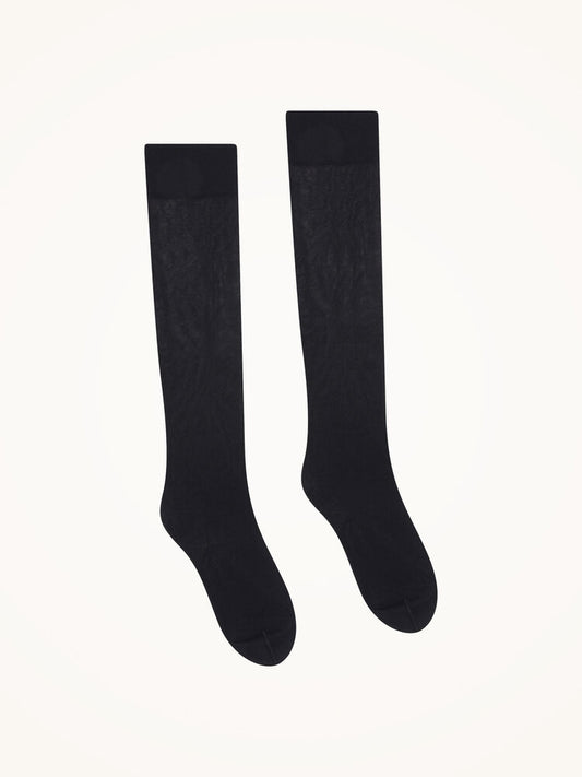 Knæstrømper i Black W fra Wolford