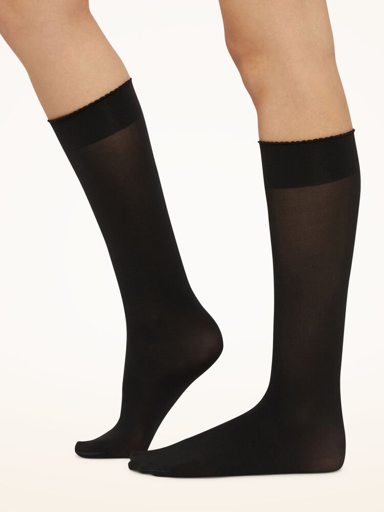 035222 | Wolford - Velvet De Luxe 50 Black W