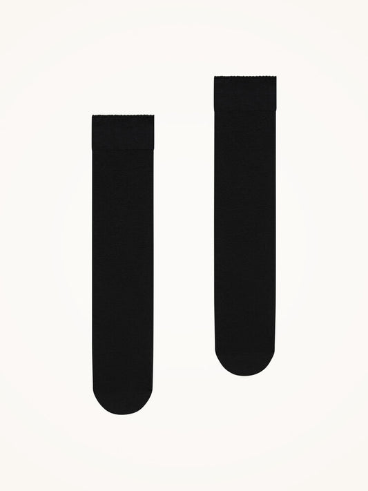 Knæstrømper i Black W fra Wolford