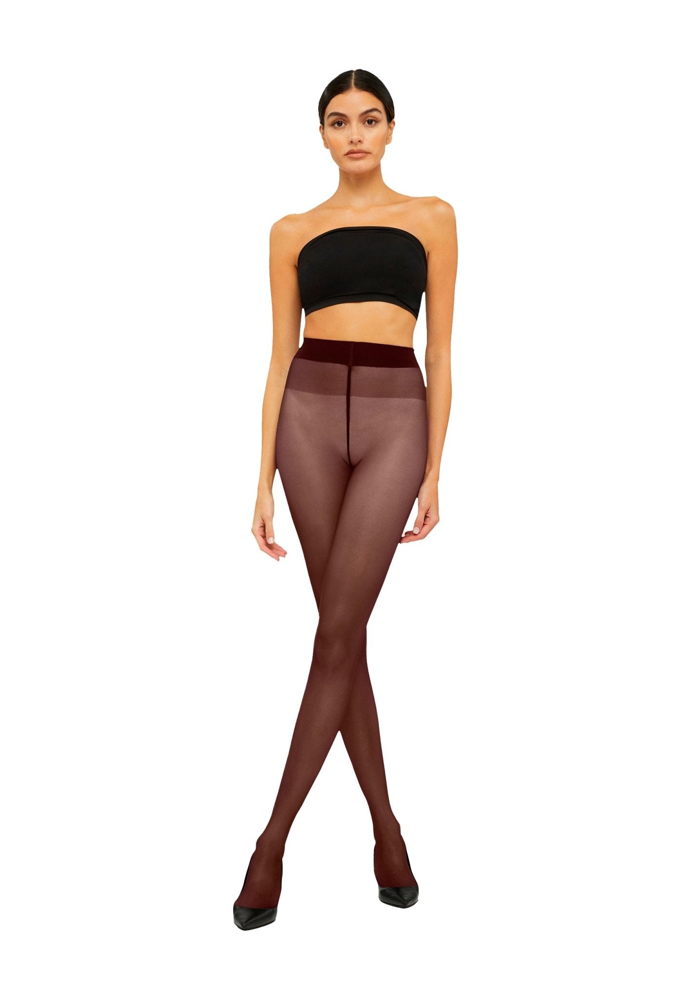 153406 | Wolford - Satin Touch 20 Midnight Red