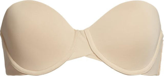 Strapless bra with underwire and padding i Skin. fra Calvin Klein