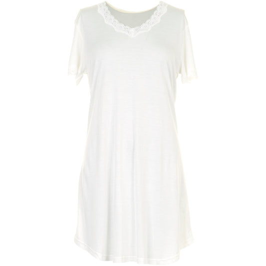 Nightgown i Off-white.. fra Lady Avenue