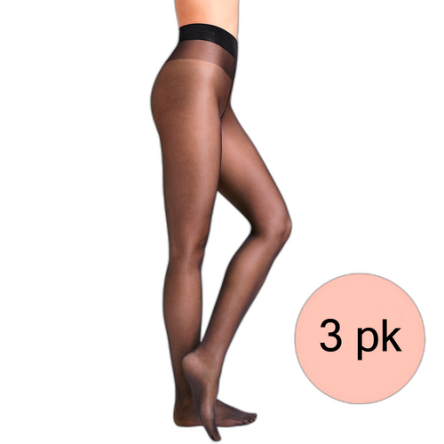 Wolford - Satin touch 20 promotion pack Sort.