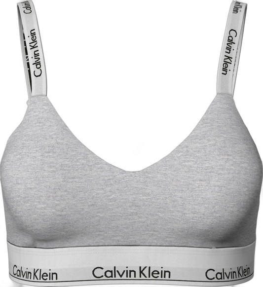 Bra without underwire i Grey. fra Calvin Klein