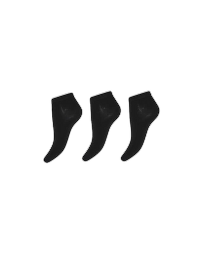 Decoy - Sneaker Bamboo 3pk Black.