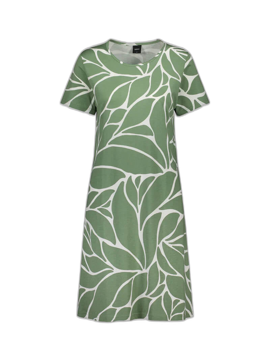 Natkjole i Grøn mønstret fra Nanso