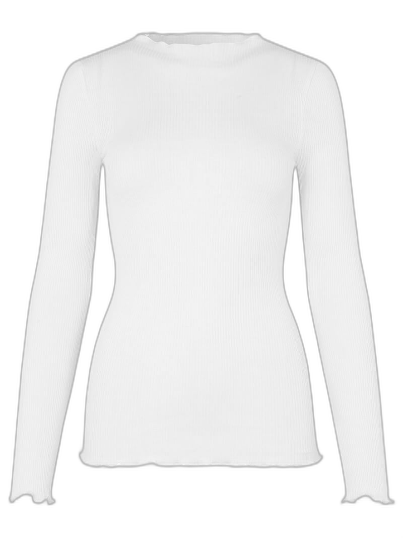 Rosemunde - Silk T-shirt Off-white..