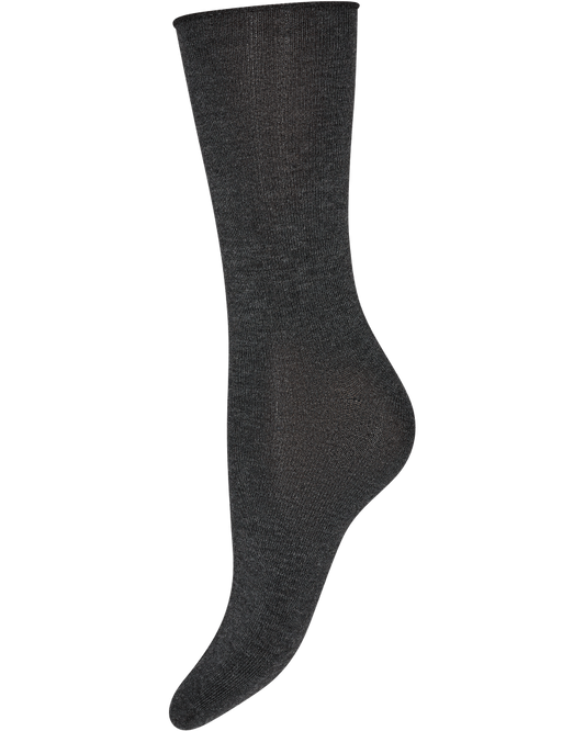 Ankle socks i Dark grey. fra Decoy