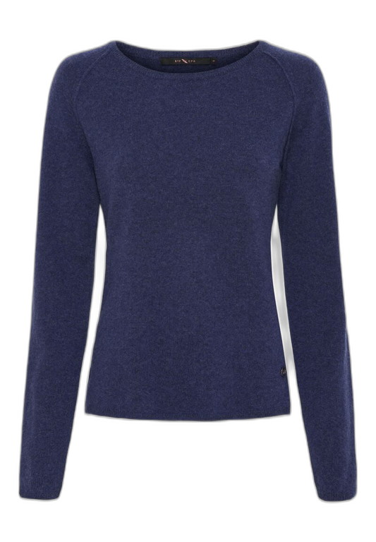 Knitted sweater i Dark blue... fra BTF CPH