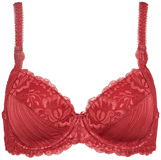 Bra with underwire and padding i Red........ fra Missya