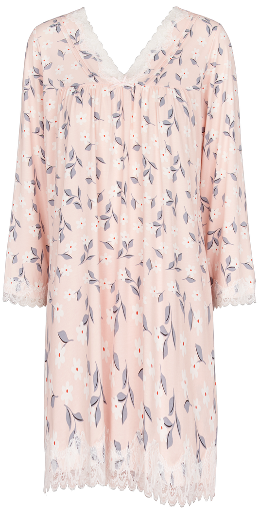 Nightgown i Pink pattern 26 fra Missya