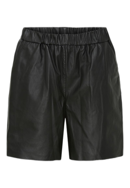Leather shorts i Black. fra BTF CPH