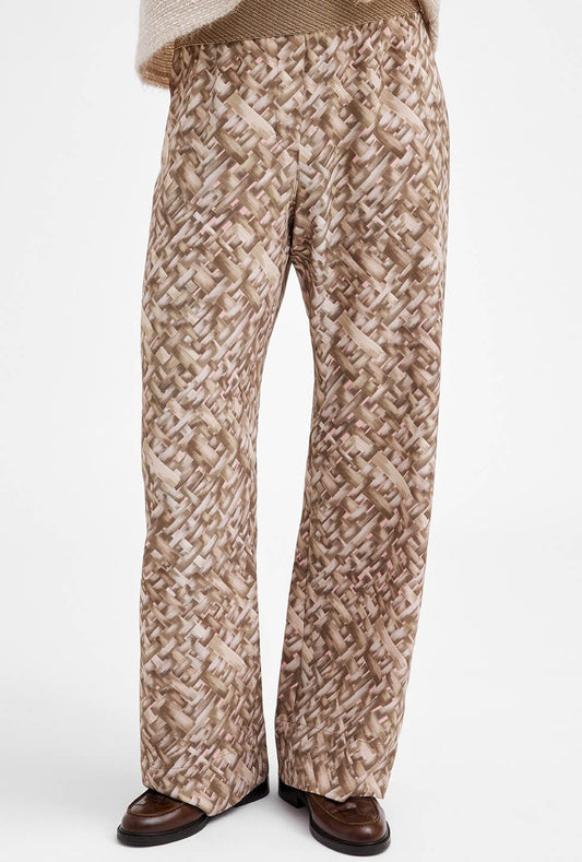 Pants i Brown patterned fra Gustav