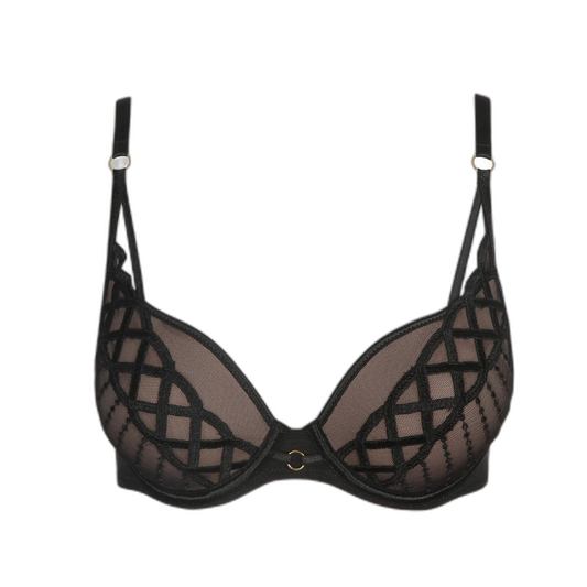Bra with underwire and padding i Black. fra Marie Jo