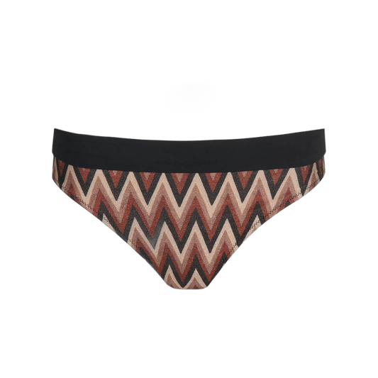 Bikiniunderdel i Brun mønstret fra Marie Jo Swim