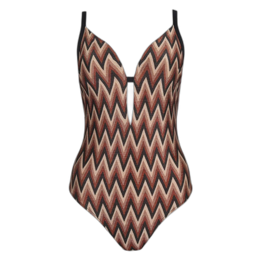 Swimsuit i Brown patterned fra Marie Jo Swim