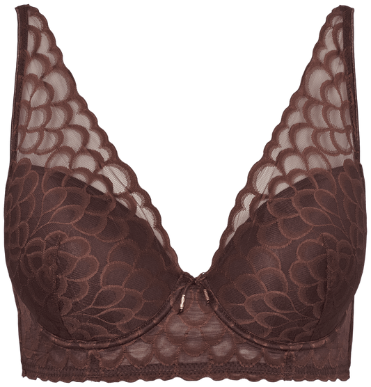 Bra with underwire and padding i Brown....... fra Missya