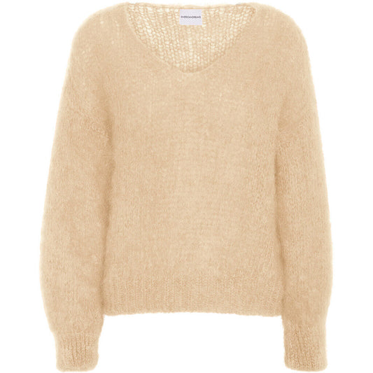 Knitted sweater i Off-white.. fra AMERICANDREAMS