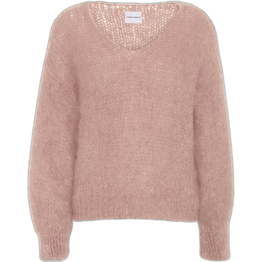 Knitted sweater i Pink. fra AMERICANDREAMS