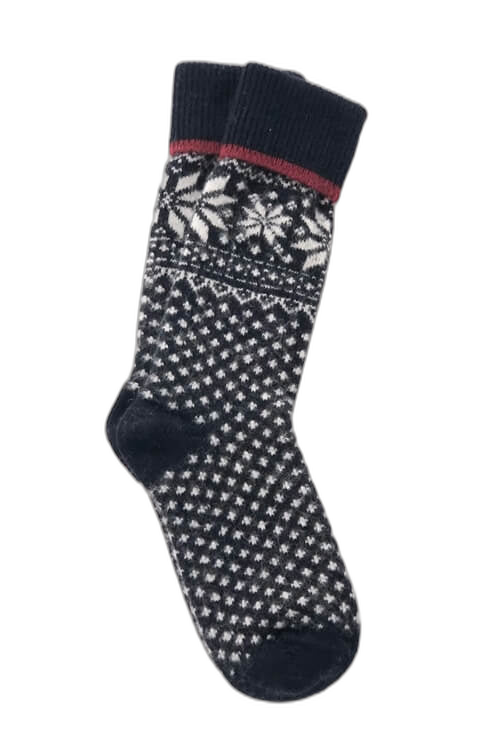 Ankle socks i Blue pattern fra Charm Scandinavien