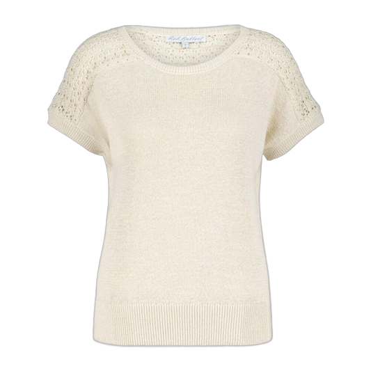 Knitted sweater i Champagne fra Red Button