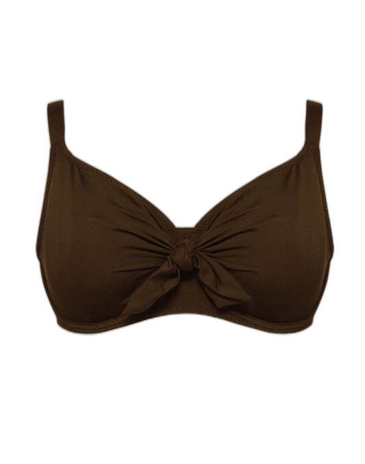 Bikini top i Dark brown fra Saltabad