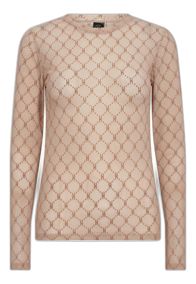 147389 | HYPE THE DETAIL - Mesh Blouse Pudder