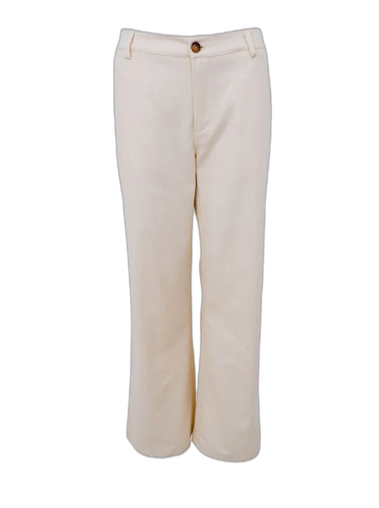 Bukser i Off white fra Black Colour