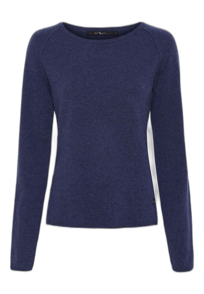 145609 | BTF CPH - Cashmere pullover Mørkeblå...