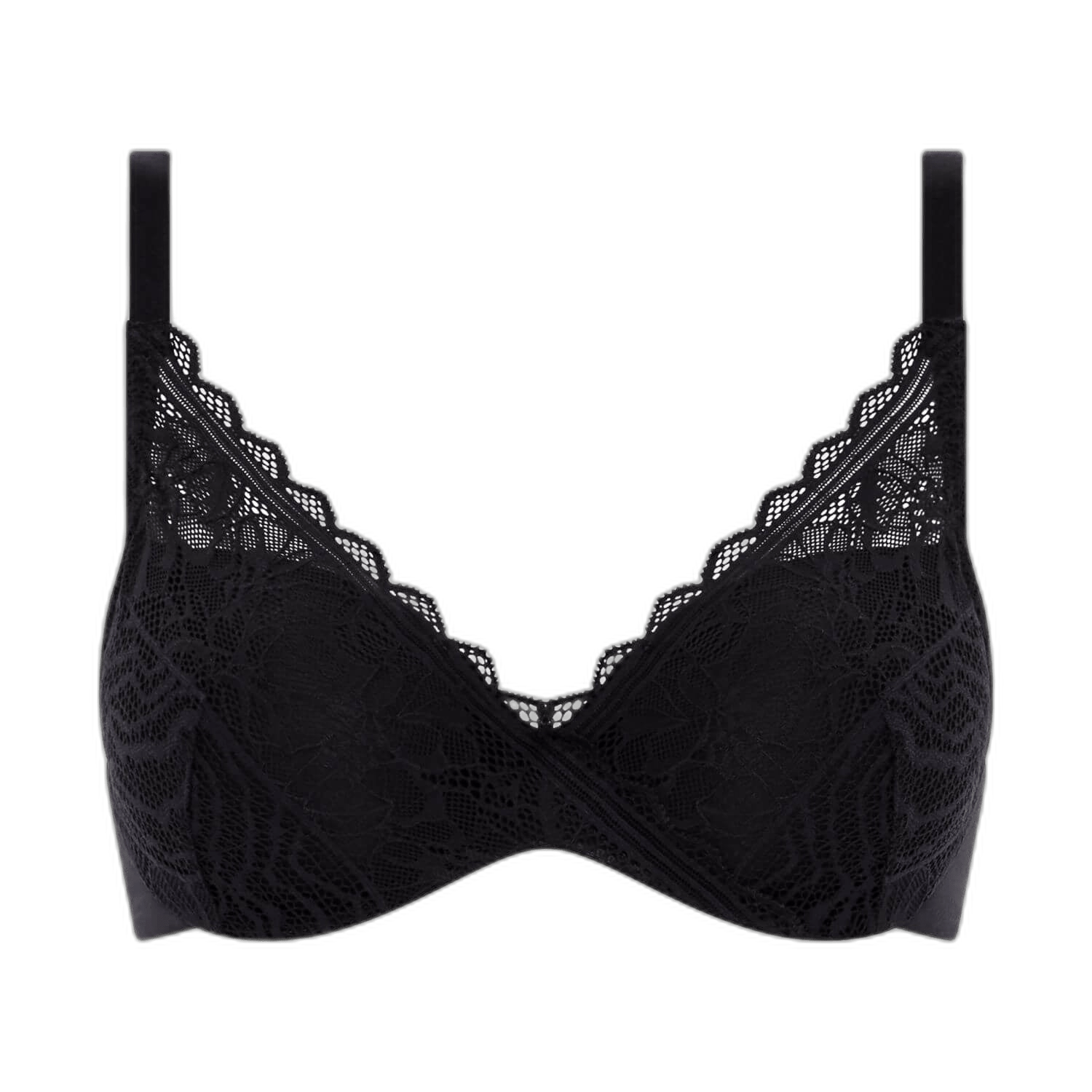 145162 | Chantelle EasyFeel - Floral Touch Black Sort.