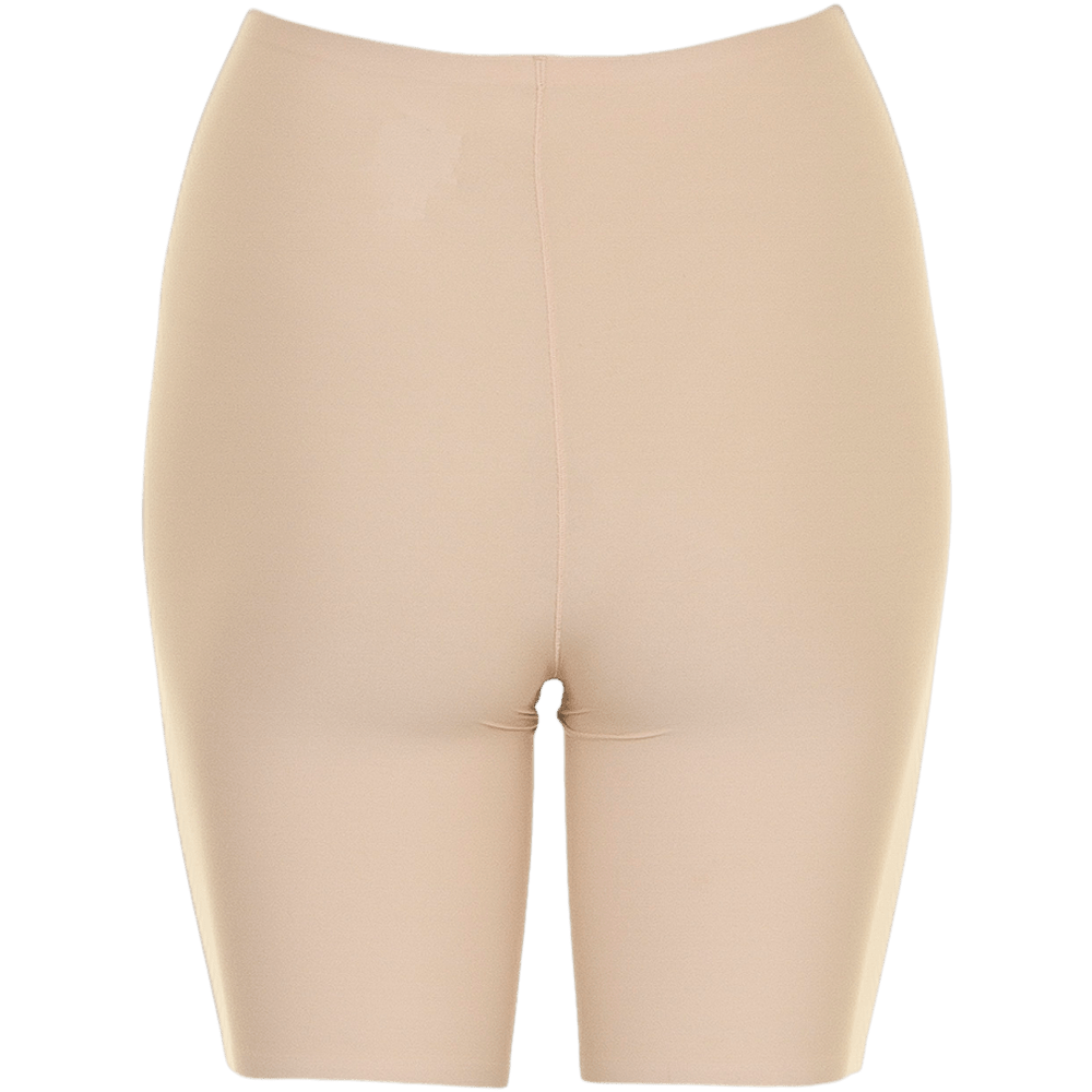 Chantelle sømløse, bløde stretch-shorts i farven Sand, med høj talje og glat overflade, vist på en hvid baggrund.