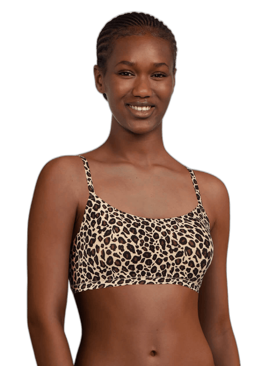 Bh uden bøjle i Leopard. fra Chantelle Seamless